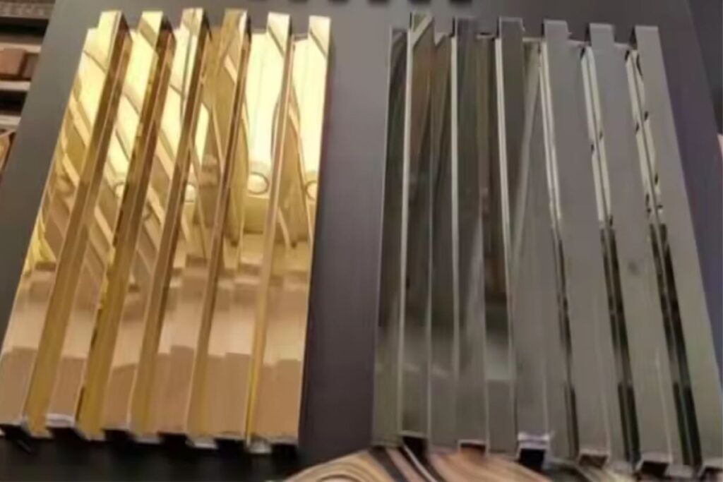 304 SS Mirror Finish Fluted Panel in uk