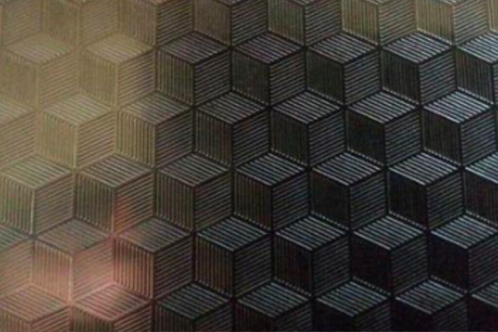 3D Cubes Embossed in uk