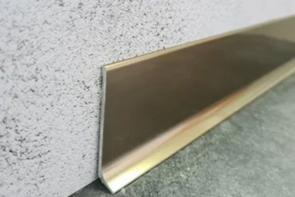 Stainless Steel Golden Skirting Baseboard in uk